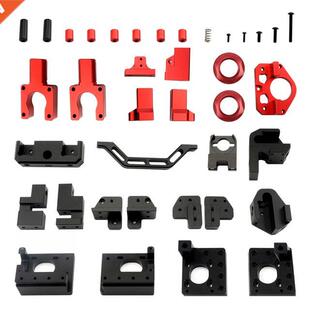 3D Printer Mount Frame Kit Black Red CNC Machined Metal Prin