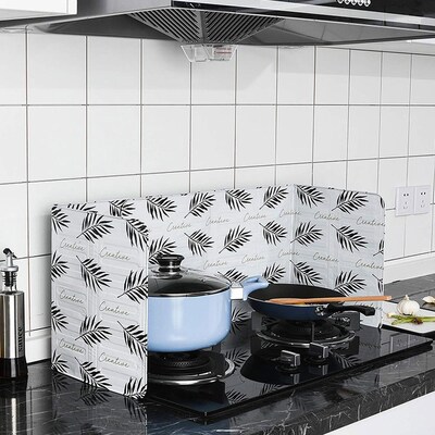 1pcs Aluminum Foil Oil Block Oil Barrier Stove Cooking Heat