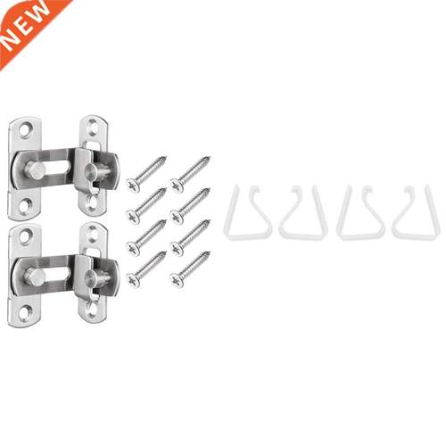 4 Pcs Home Party Desk Table Cloth Clips with 2 Pcs 90 Degree