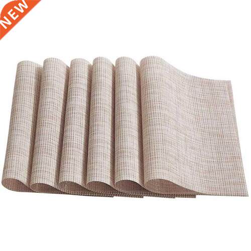Placemats Beige Place Mats Placemats Wipeable Easy to Clean