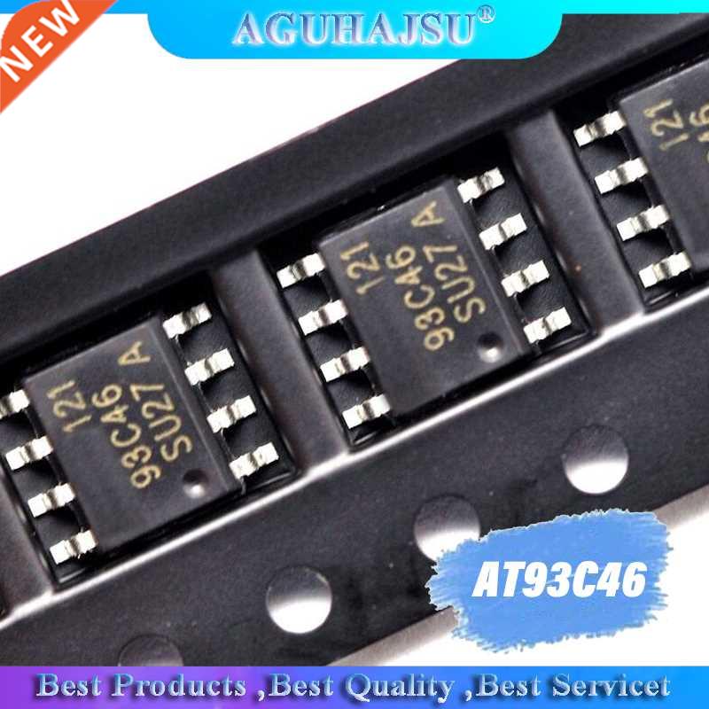 10pcs/lot AT93C46-10SU-2.7 AT93C46 93C46 SOP8 memory chip
