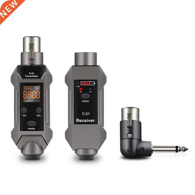 Wireless Microphone System Rechargeable Transmitter Receiver