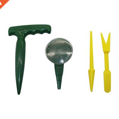 Soil Puncher Seed Sower and Plant migration tool kit Garden