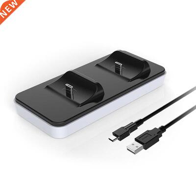Dual USB C Charging Stand for DualSense Controller Charger w