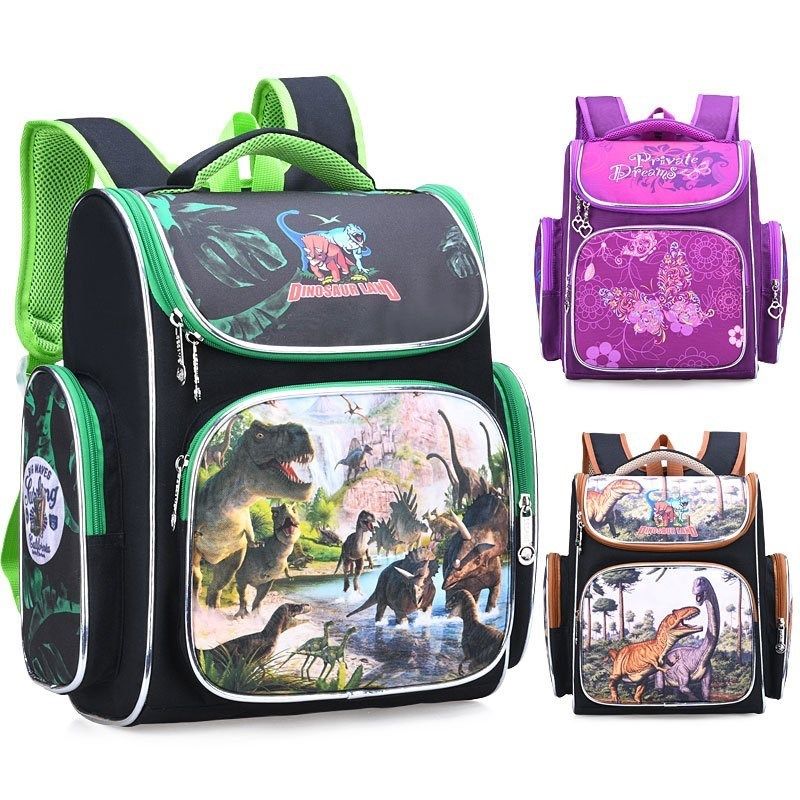 New Bag for School Children School Backpack Boys 3D Animal