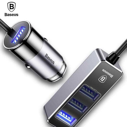 Baseus 5.5A 4  USB Car Charger Multiple Expander Car-ch