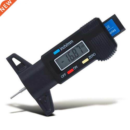 Car Tire Tyre Tread Depth Tester Brake Shoe Pad Wear Gauge T