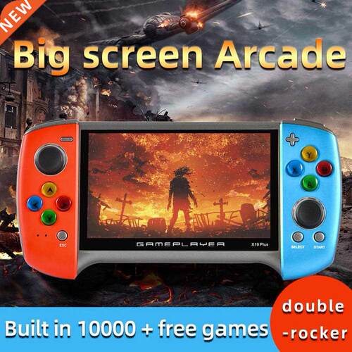 Dual Rocker Handheld Game Console 5.1 Inch Large Screen Port
