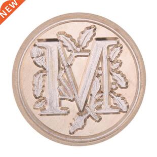 Retro Flower Letter Envelope Sealng Wax Copper Seal Stamp A