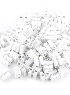 100pcs Quck Termnals 10A 220V 2 Pn Push Quck Wre Cable