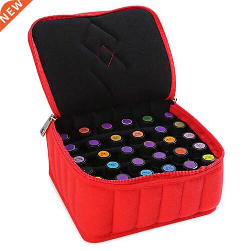 30 Bottles Essential Oil Carrying Shockproof Case With Brigh