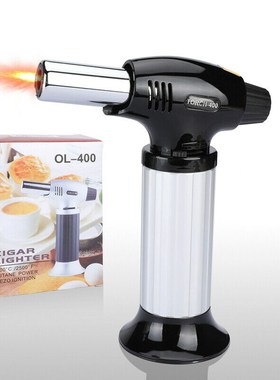 Metal Refillable Blow Torch Home Use Kitchen Flames Adjustab