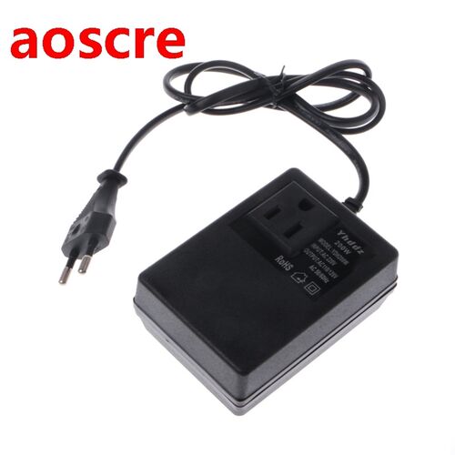 200W AC 220V to 110V Step Down Transformer Convert Travel Po