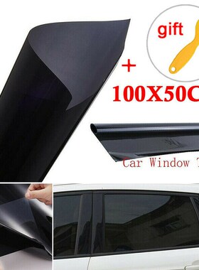100x50cm Dark Black Car Window Tint Tinting Film Glass VLT 5