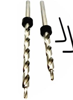 9.5mm 9mm Hss Twist Drill Bit Depth Stop Collar Hole Jig Kit