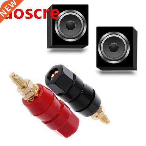 Speaker Terminal 4mm Banana Plug Red and Black Connector Amp