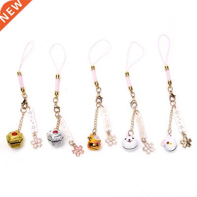 Tradition Rabbit Bunny Pig Cat Bell Sakura Omamori Phone Pen