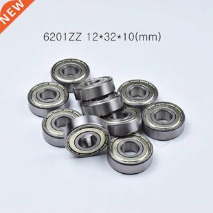 1pcs 6201ZZ 12*32*10(mm) chrome steel Metal Sealed High spe