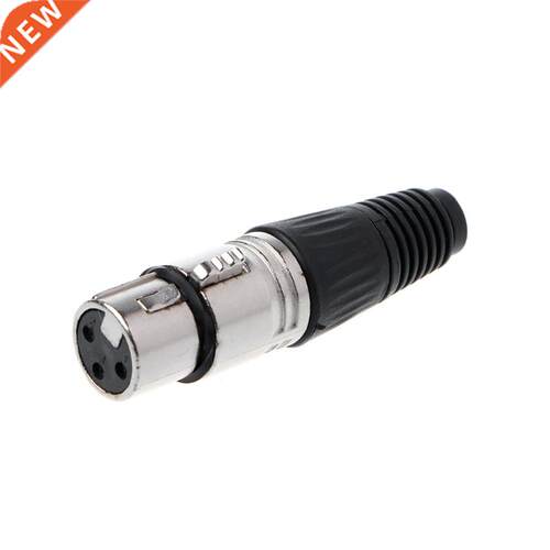 Solder Type Mic XLR Female -Pin Audio Cable Connector Micro