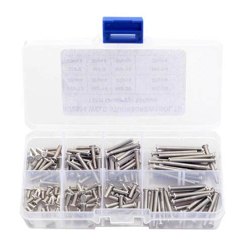 160PCS 304 Stainless Steel Type A Welding Screw Spot Welding