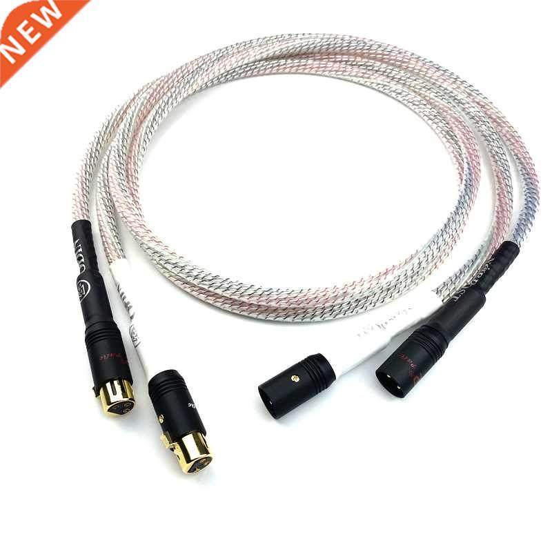 Pair Valhalla Silver Plated 9 Core XLR Balance Cable HiFi Au