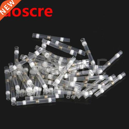 50Pcs 26-24AWG Waterproof Solder Sleeve Heat Shrink Butt Wir