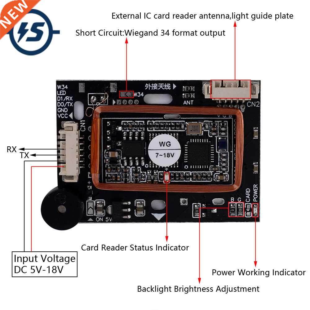 Access Control Card Reader ID and IC Card Dual Frequency Rea