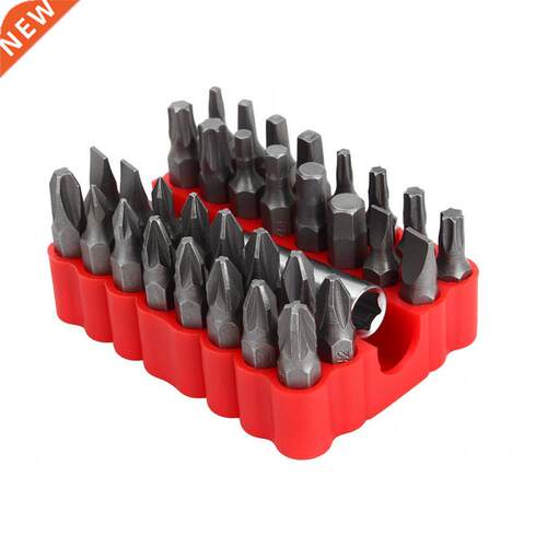 33pc Star Hex Tamperproof 1/4