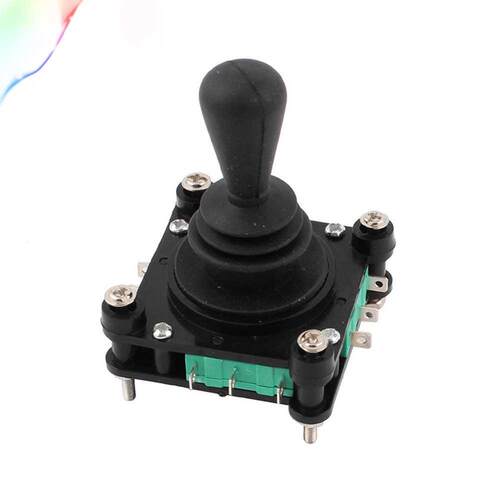 AC 240V 5Amp 4NO 4NC Momentary 2.5mm Fixing Thread Joystick