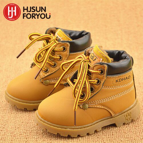 2021 Winter Children's Boots Girls Boys Plush Martin Boo