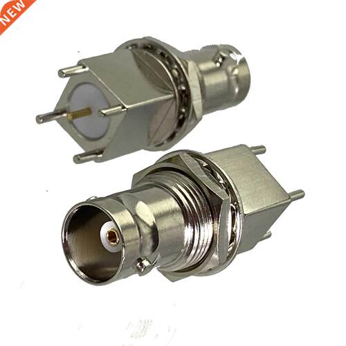 10pcs Connector BNC Jack Female Bulkhead Solder PCB Mount St
