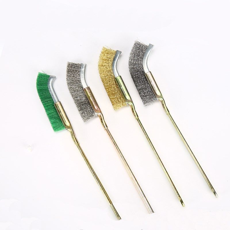 Mini elbow head  Wire Brass Nylon Copper Brush Cup Wheel Dre