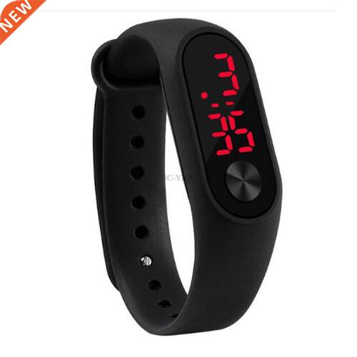 14Color Men Women Casual Sports Bracelet Watches White LED E