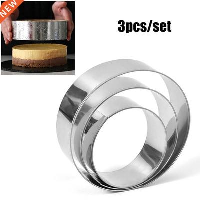 Stainless Steel Biscuit Mould Portable Round Shape Cake Mous