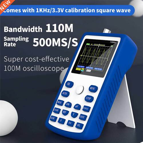 FNIRSI-1C15 Digital Oscilloscope 110MHz Bandwidth 500MS/S Sa