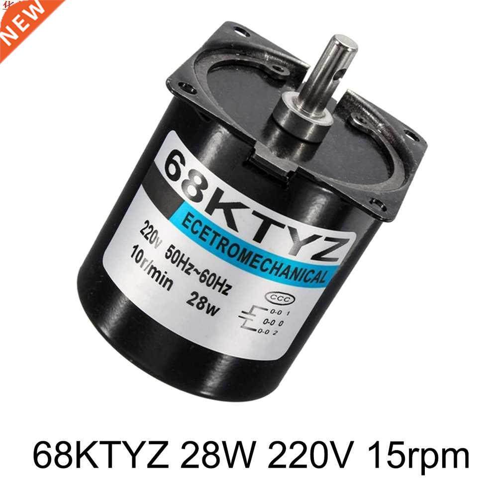 Permanent Magnet Synchronous Gear Motor 68ktyz Ac 220v 28w