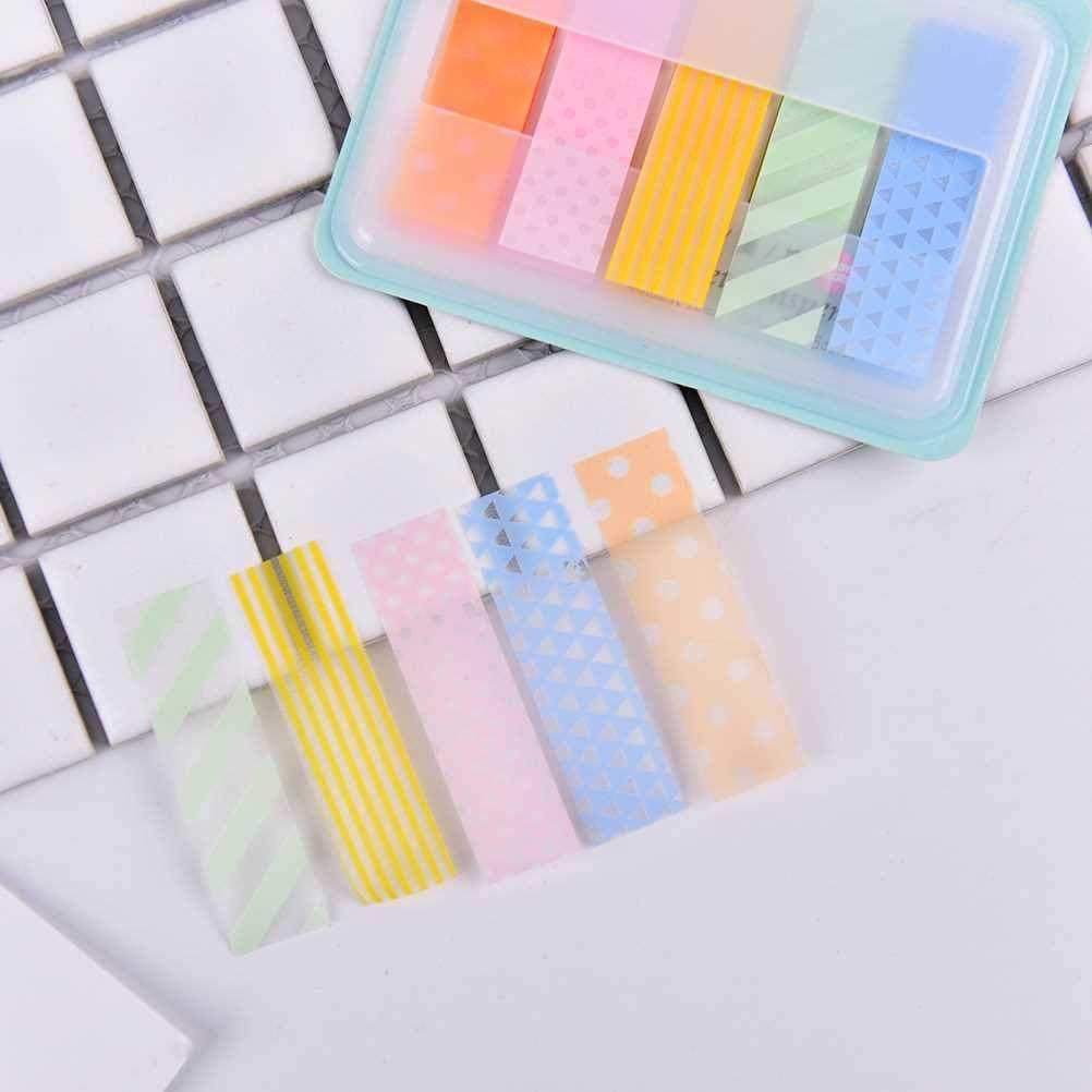 Cute 100 Page Sticky Notes Kawaii Candy Colored Stick Marker