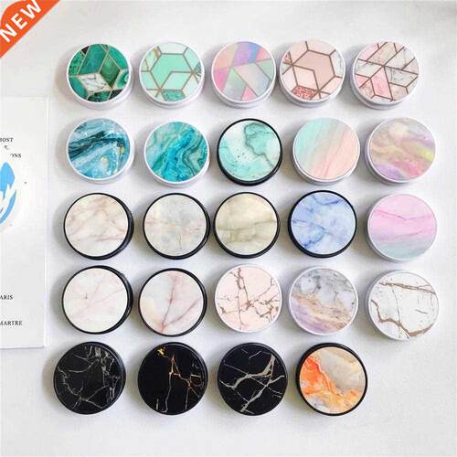 Glossy Popular Marble Expanding Phone Stand Grip Finger Rrin