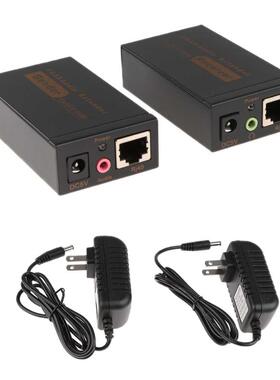 100m 28ft VGA Video Audio Extender Over Single RJ45 CAT5e/6
