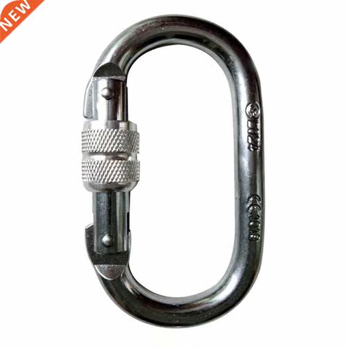 Portable Outdoor Mountaineering Hook Rescue Clip O Shape Scr