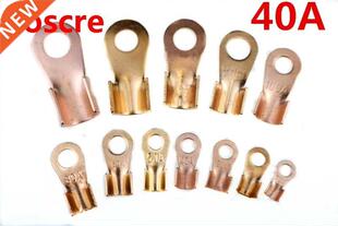 50Pcs OT-40A Cable Connectors Copper Passing Through Termina