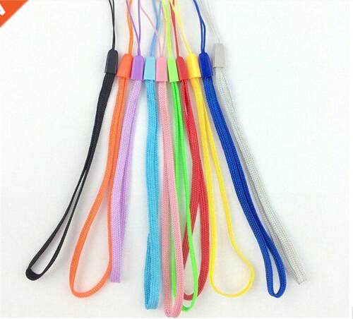 100pcs/lot wrist hnd cell phone mobile chin strps keychi
