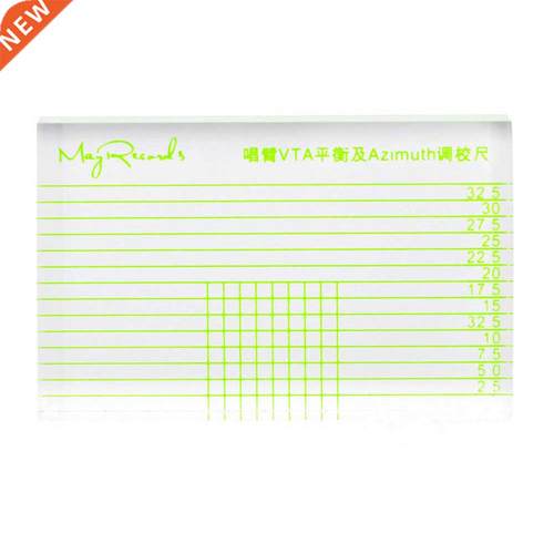 LP Vinyl Acrylic Phono Measuring Accessories Ruler Azimuth B