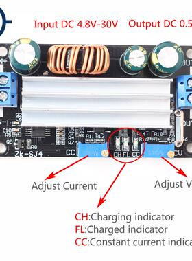DC DC Voltage Boost Buck Converter 4.8-30V Solar Charger Cha
