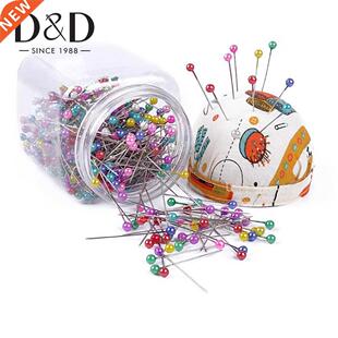 500pcs Sewing Pins 36mm Head Pins Quilting Pins in Plastic S