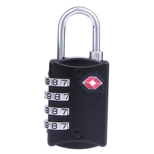 4 Digit Combination Password Padlock Lock Travel Luggage Sui