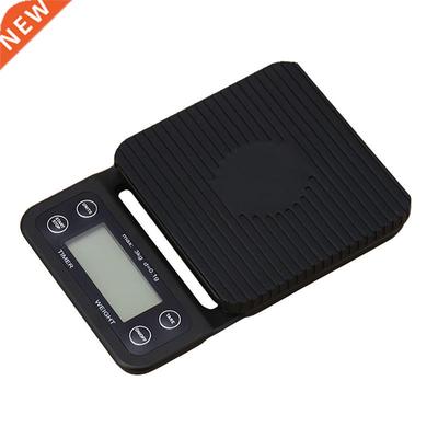 Portable Electronic Scale with Timer 3kg/0.1g LCD Digital Ki