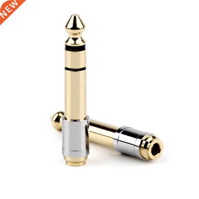 1PCS 6.35mm Male To 3.5mm Female Microphone Converter Stere