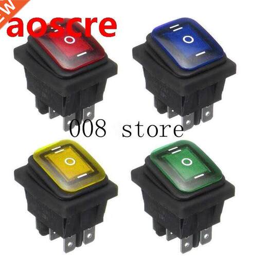Waterproof 16A 250VAC / 20A 125VAC 16A LED Lignt Rocker Togg