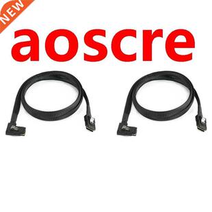 Internal Mini SAS to Mini SAS Cord,SFF-8087 to Left Angle SF